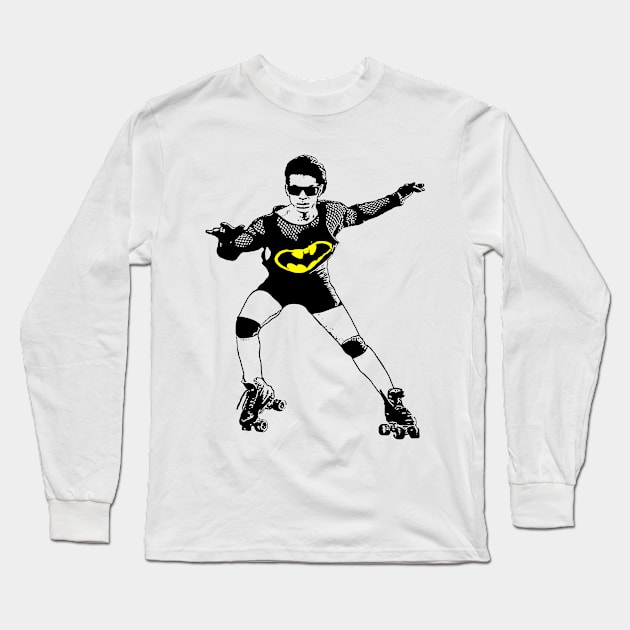 Prince of the Bat Skates Long Sleeve T-Shirt by BradyRain